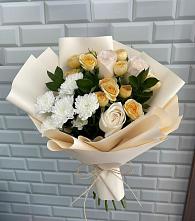 Букет цветов из:  Розы и Хризантемы в Ильинское