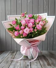Букет Розовый кустик #REPLACE_PRED# Ильинское