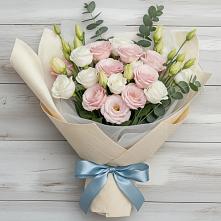 Букет цветов из:  Лизиантусы #REPLACE_PRED# Ильинское