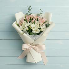 Букет цветов из:  Альстромерии в Ильинское