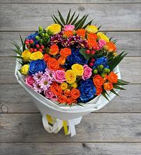 Букет цветов из:  Розы и Хризантемы в Ильинское