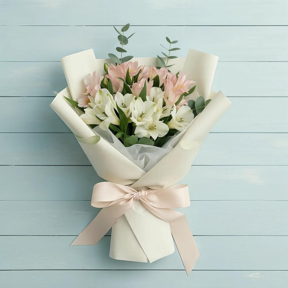 Букет цветов из: Альстромерии в Ильинское