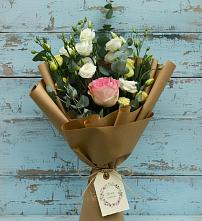 Букет цветов из:  Розы и Лизиантусы #REPLACE_PRED# Ильинское
