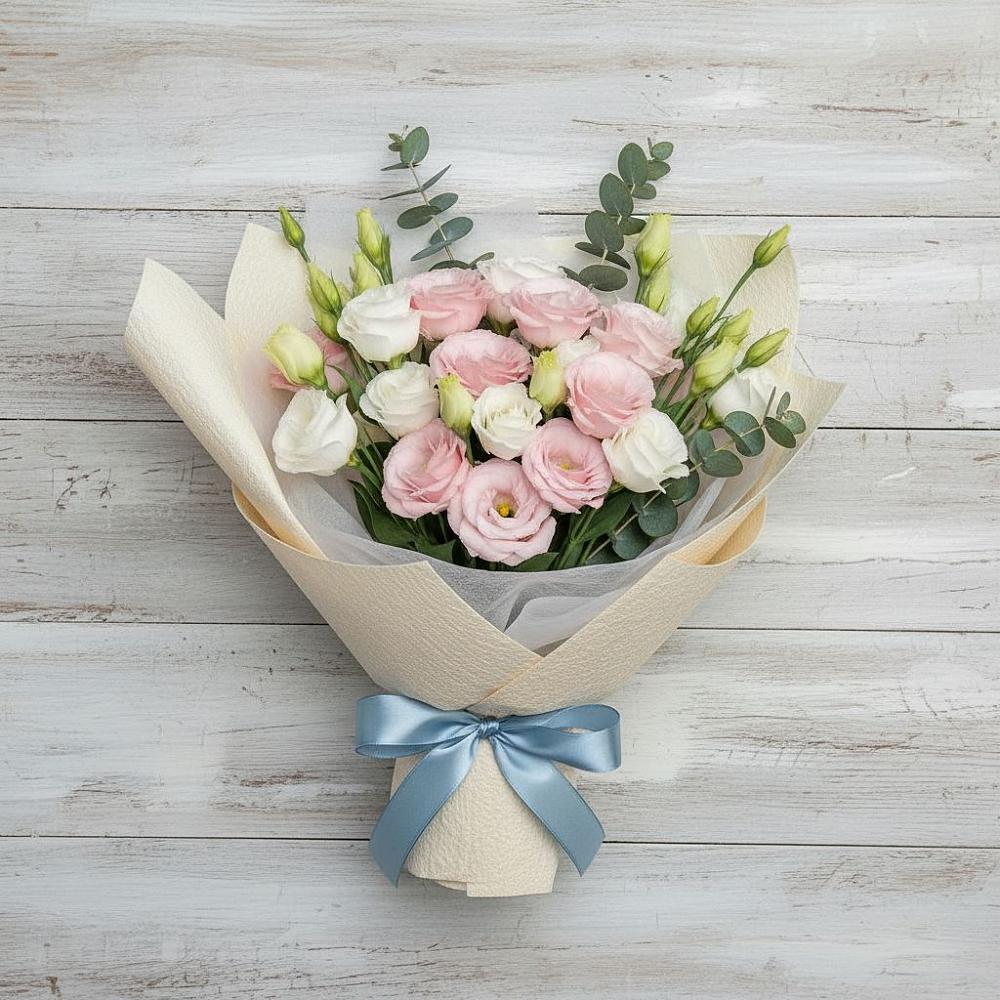 Букет цветов из: Лизиантусы в Ильинское